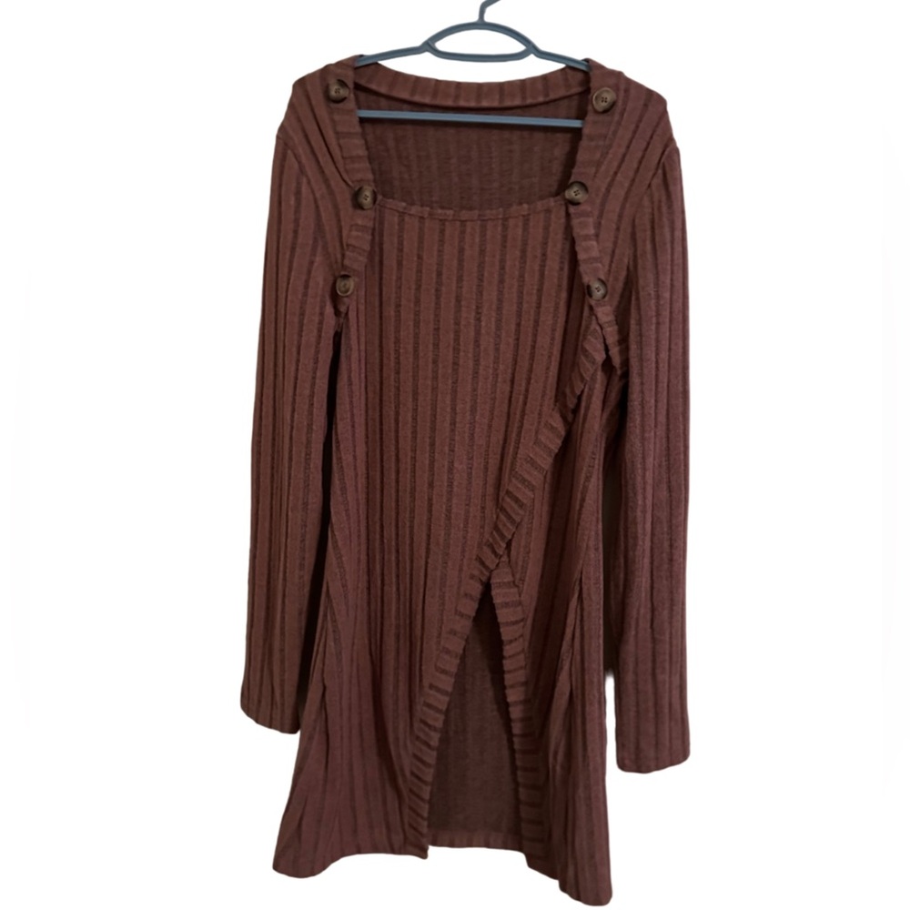 Tunic Knit Shirt With Slit L New w/o tags
